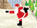 This Santa Claus is the nexus between Christmas and yoga.
