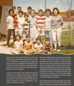 Auntie Jeannie is standing on the right end next to my mother. Alison is sitting second from the right, Alison's sister Leslie is being held by Auntie Elsie.