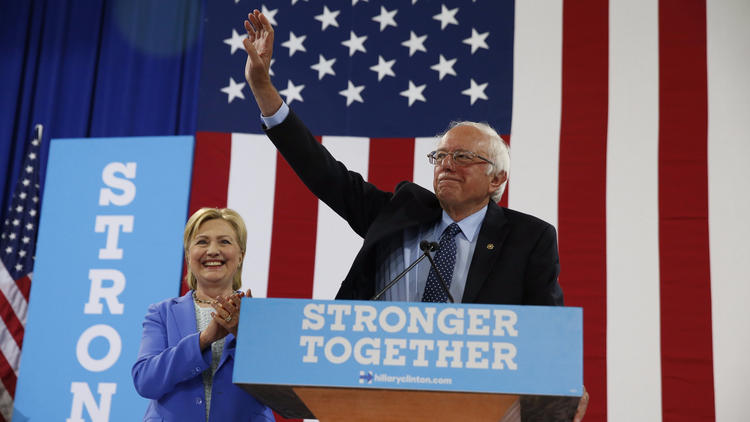 bernie hillary