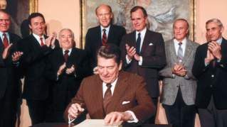 simpson reagan signing