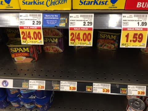 ssv corona spam shelf